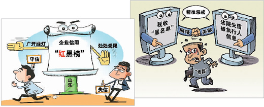 不守信用 寸步难行